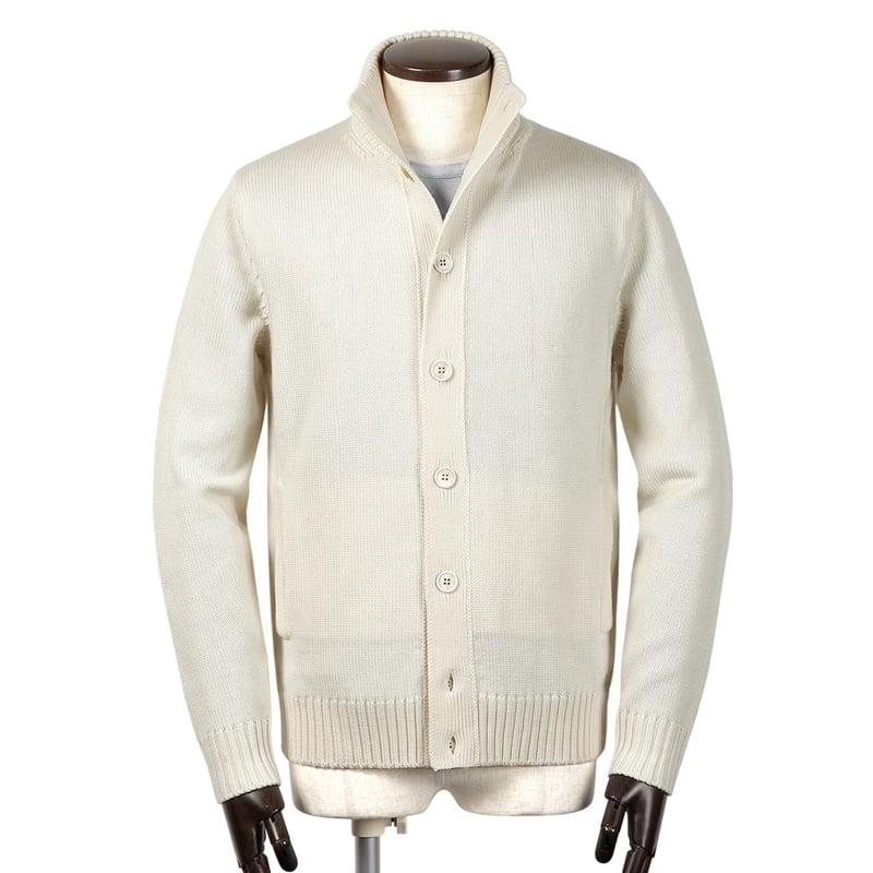 ZANONE（ザノーネ） ウール5ゲージスタンドカラーニットカーディガン