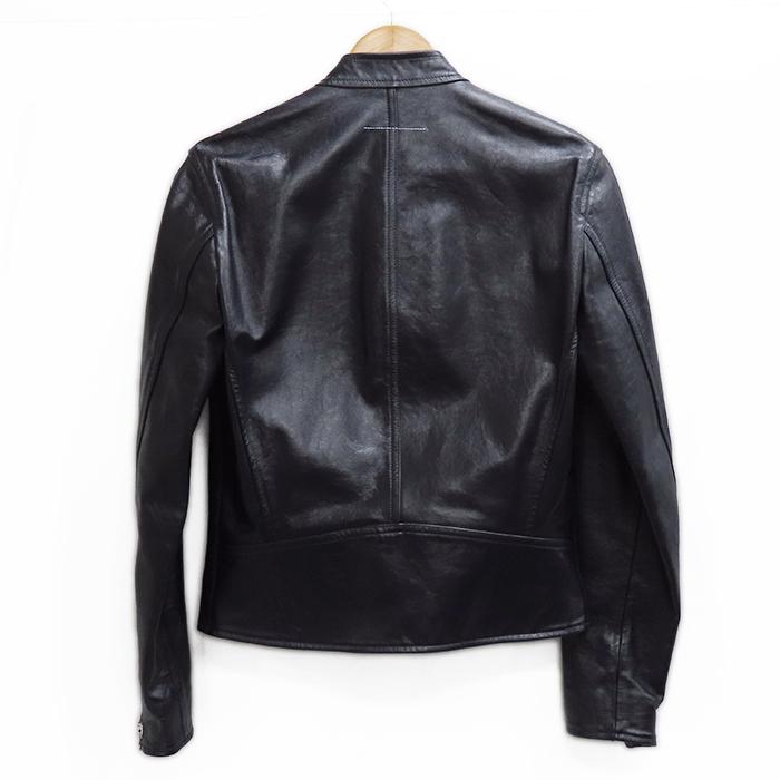 MM6 【エムエム6 メゾンマルジェラ ハの字ライダースジャケット