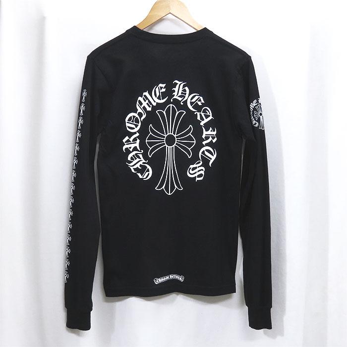 CHROME HEARTS（クロムハーツ） 送料無料 長袖カットソー ネックロゴ