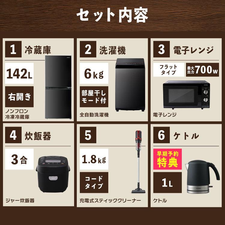 IRIS OHYAMA（アイリスオーヤマ） 新生活 家電セット 一人暮らし