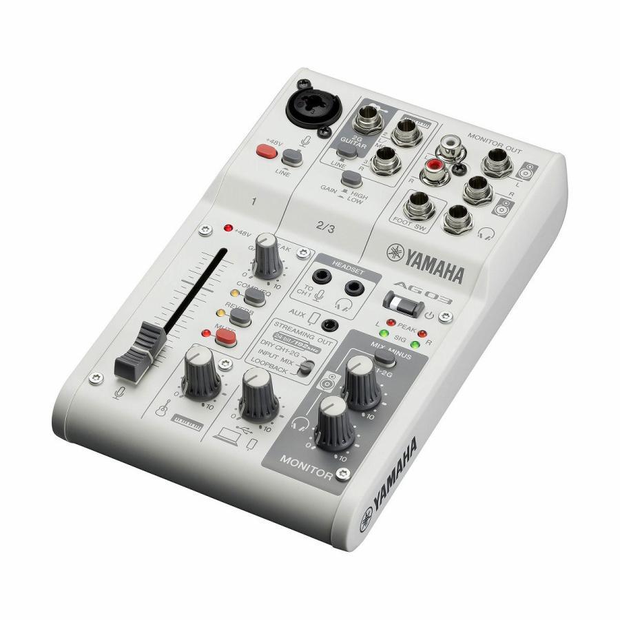 YAMAHA（ヤマハ） YAMAHA / AG03MK2 WHITE AT2020 PCユーザー向け 配信