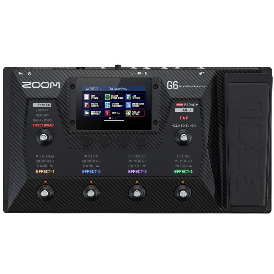 ズーム（zoom） ZOOM / G6 Multi-Effects Processor + CBG-6 純正