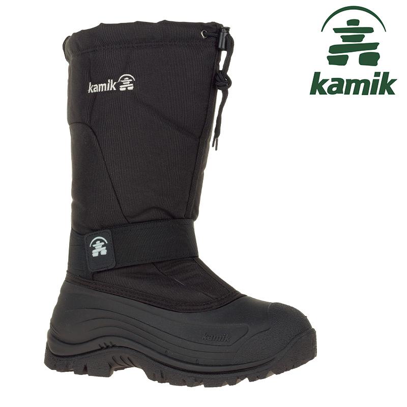 カミック 【即日発送】Kamik グリーンベイ4 WIDE ブラック メンズ 冬靴