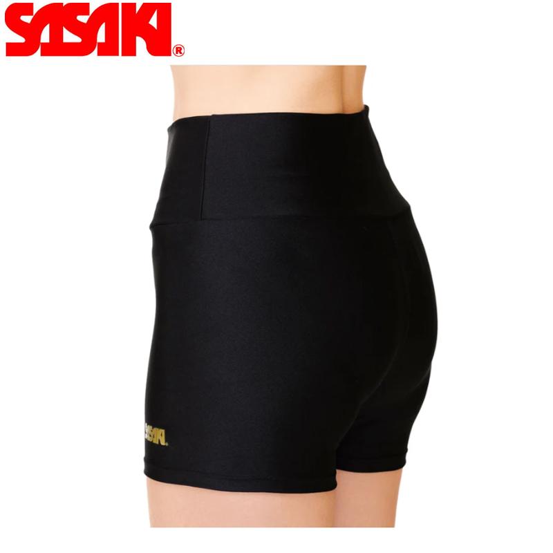 SASAKI ササキ 1.5分丈プレミアムスパッツ ブラック JL~L (SG-1221H