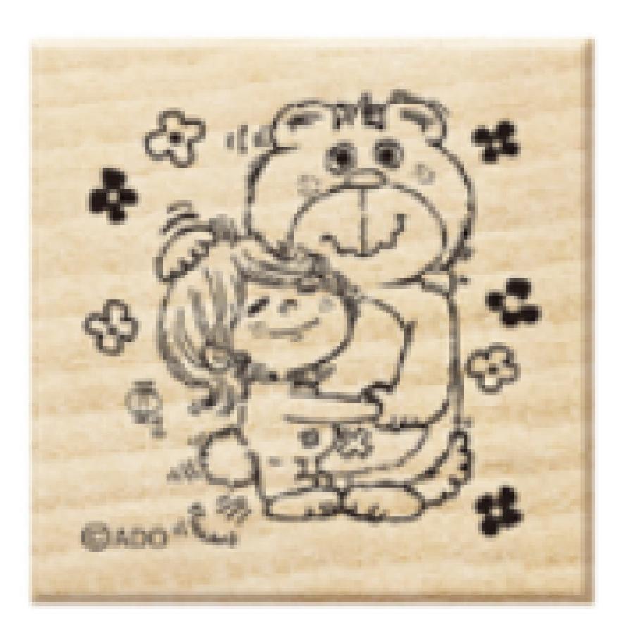 カミ227374 【送料無料】【ADO MIZUMORI】【水森亜土】木製スタンプ