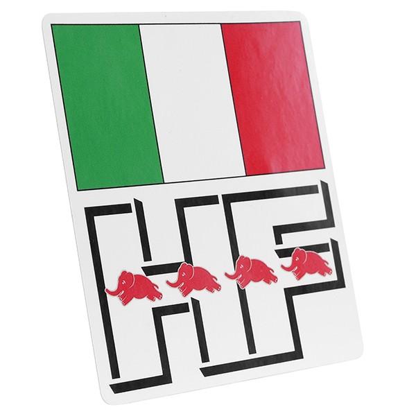 ランチア HF &イタリアンフラッグステッカー ※復刻版 4882 : イタリア