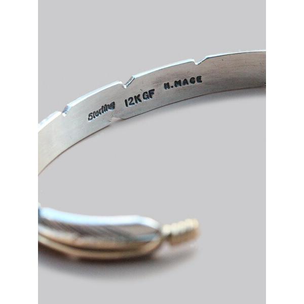 Harvey Mace ハービーメイス Silver & 12K Gold Filled フェザー