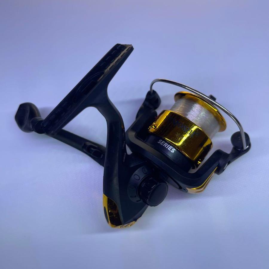 1m竿 リールセット 糸付き コンパクトロッド 釣り竿 短竿 ブラクリ