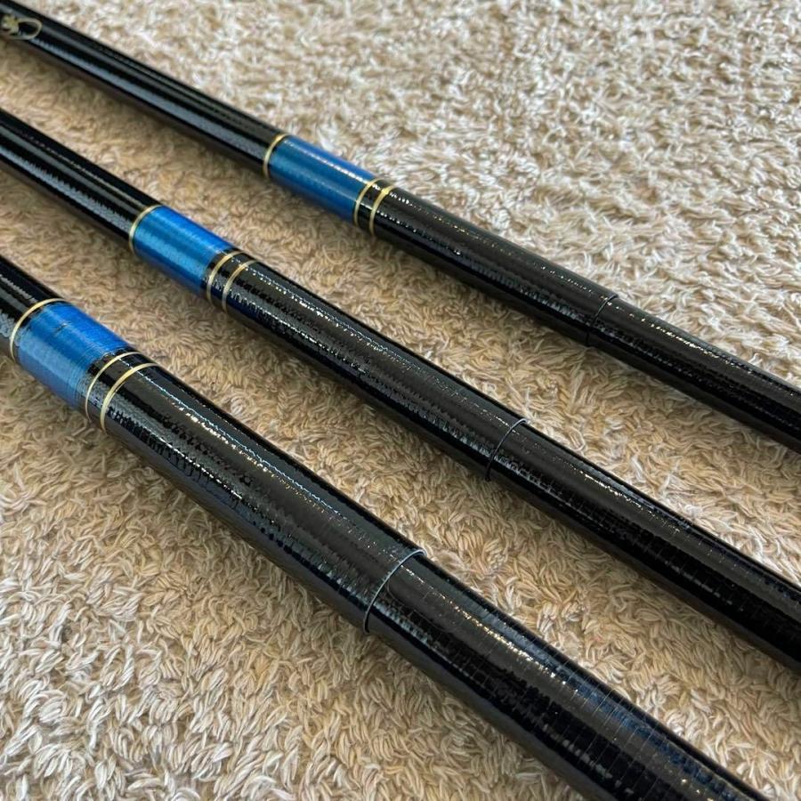 のべ竿 3.6m 4.5m 5.4m 超硬 3本セット 延べ竿 釣竿 鯉 鮎 フナ サビキ