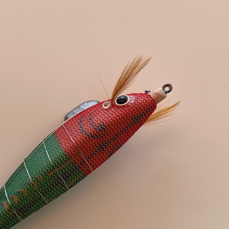 エサ巻きエギ 夜光 テーラー 餌木 レッド グリーン 赤 緑 スルメイカ