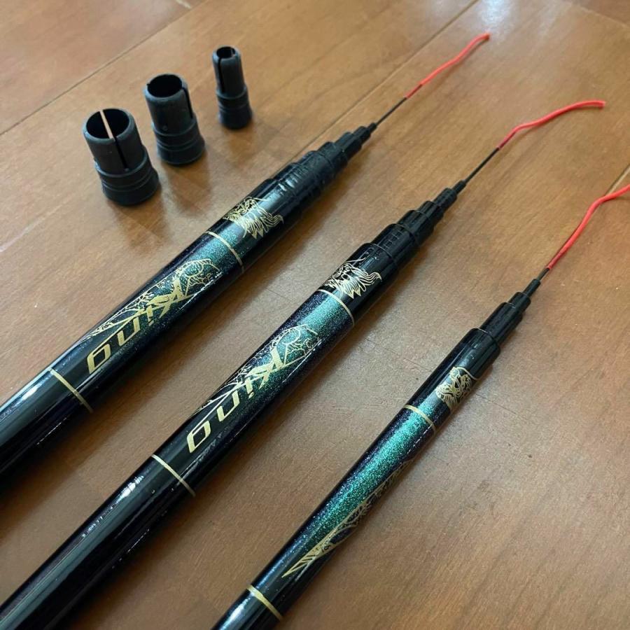 のべ竿 2.7m 3.6m 4.5m 渓流竿 軽量 コンパクト 延べ竿 鯉 鮎 フナ