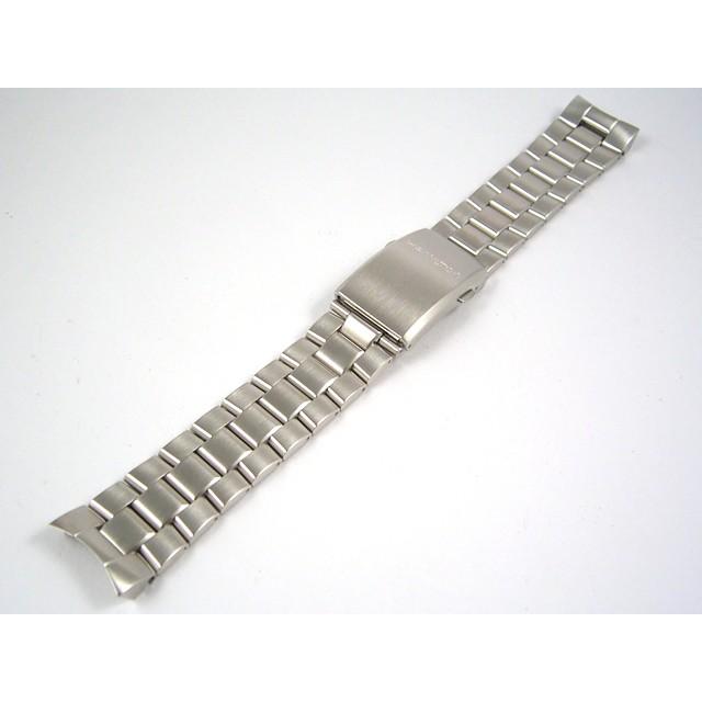 H605.766.100 カーキXウインドオート専用ステンレスベルト /ハミルトン