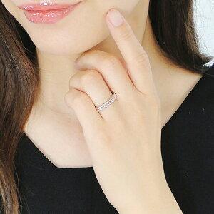 ローズカット ダイヤモンド ハーフ エタニティ リング Pt900 K18 YG PG