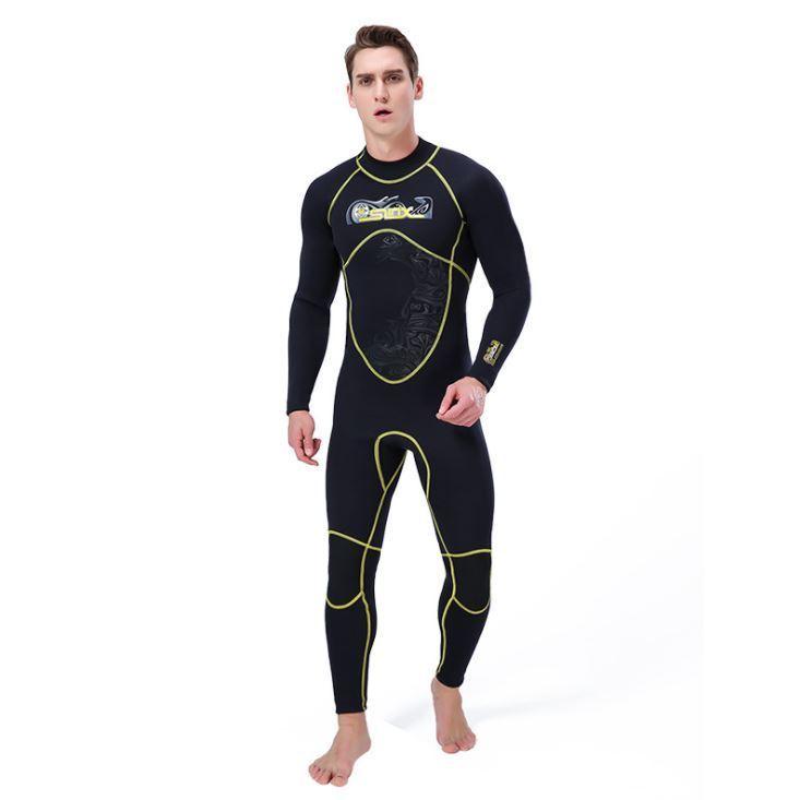 ウェットスーツ メンズ ダイビングスーツ フルスーツ 3mm バックジップ