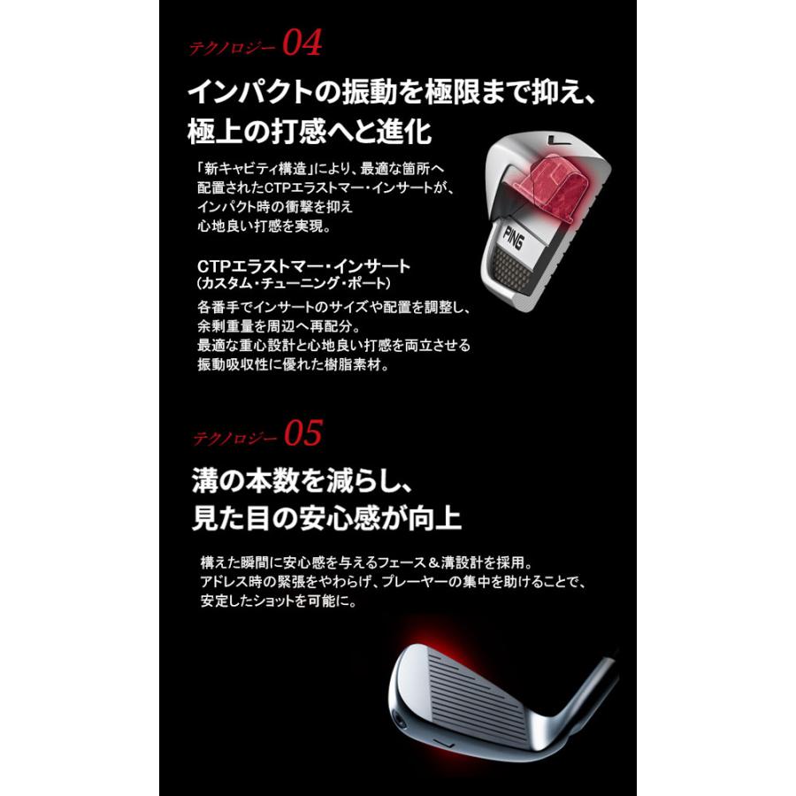 PING（ピン） 新作 i240 アイアン6本セット ダイナミックゴールド EX