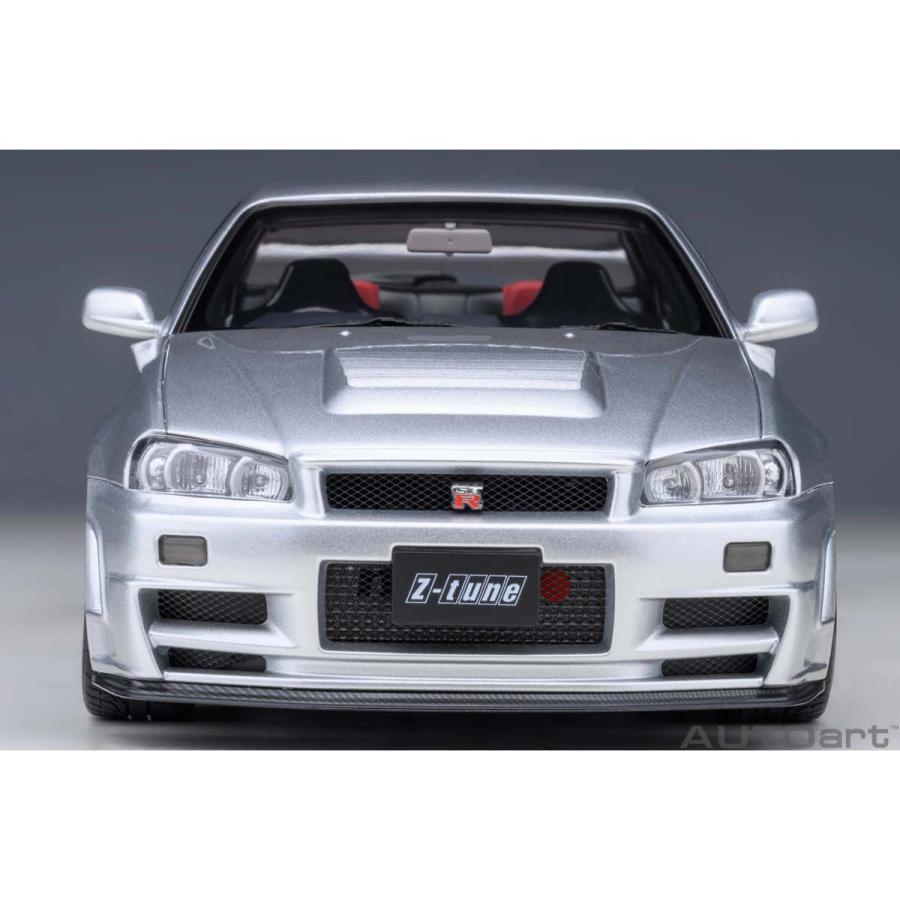 オートアート 1/ 18 ニスモ R34 GT-R Z-tune(Z-tune シルバー)(77461
