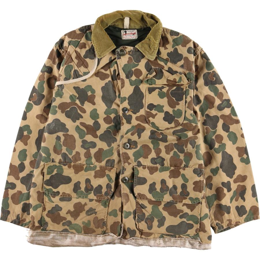 古着 60~70年代 Canvasback ダックハンターカモ 迷彩柄 ハンティング
