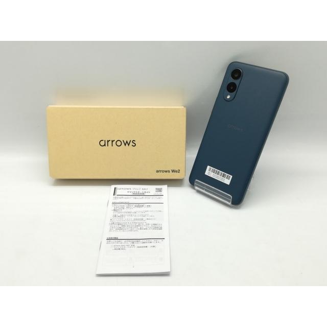 中古】FCNT 楽天モバイル 【SIMフリー】 arrows We2 ネイビーグリーン