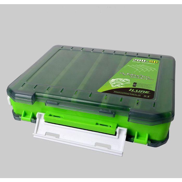 エギケース Lサイズ グリーン ルアーケース 餌木 エギ ルアー 両面