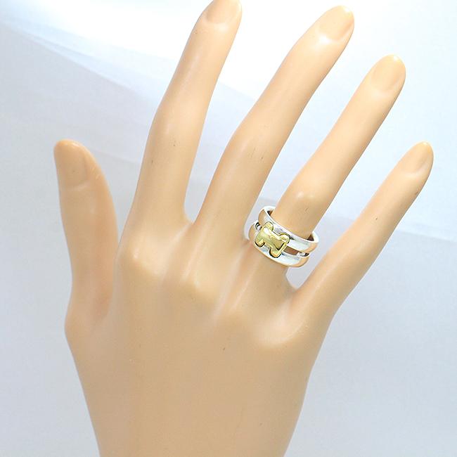 HERMES(エルメス) オランプ リング 7.5号 50 18金イエローゴールド