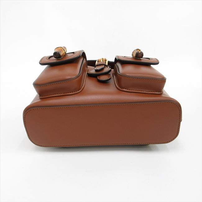 GUCCI(グッチ) バンブー バックパック リュック 702101 茶 ブラウン