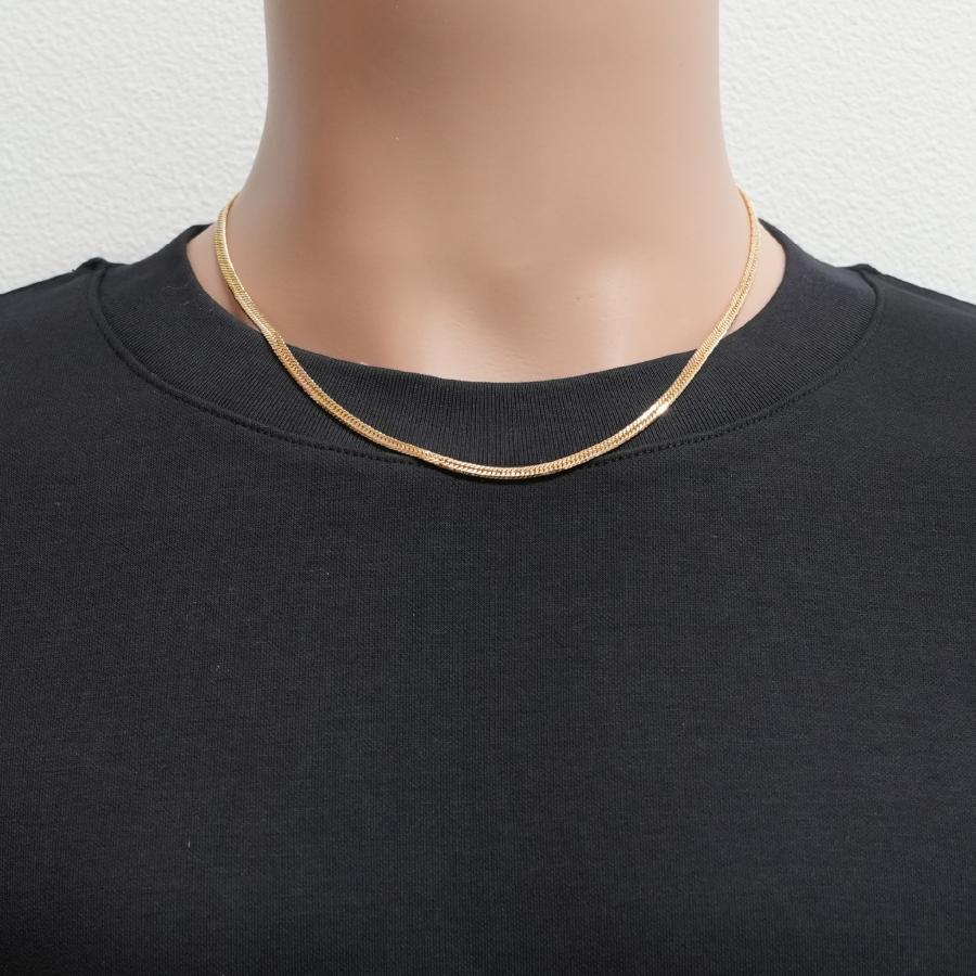 喜平 ネックレス K18 トリプル 12面 11g 45cm 造幣局検定マーク(ホール