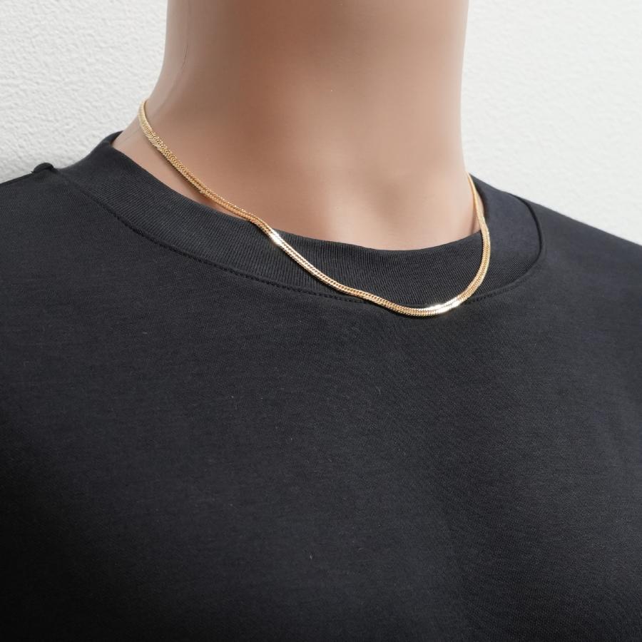 喜平 ネックレス K18 トリプル 12面 11g 45cm 造幣局検定マーク(ホール