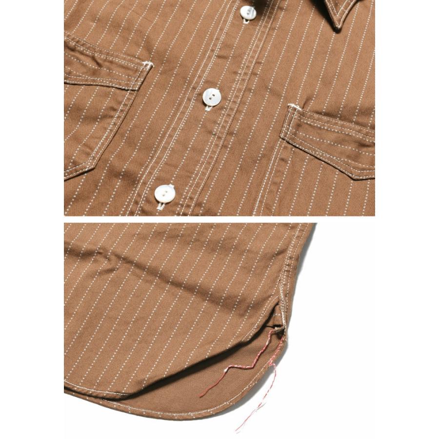 SUGAR CANE シュガーケーン ウォバッシュ シャツ FICTION ROMANCE 8.5