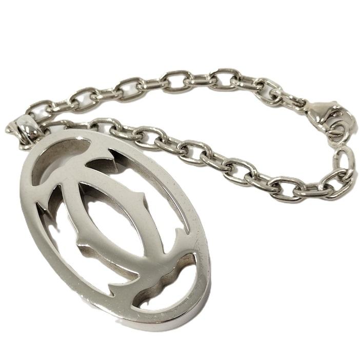Cartier（カルティエ） チャーム 2C ロゴ シルバー メッキ : JJ