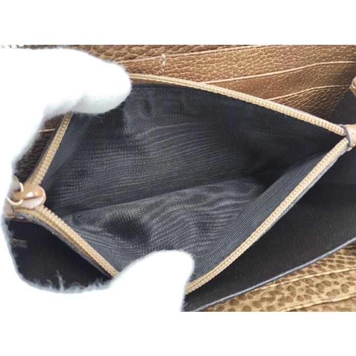 GUCCI（グッチ） ラウンドファスナー長財布 グッチシマ レザー