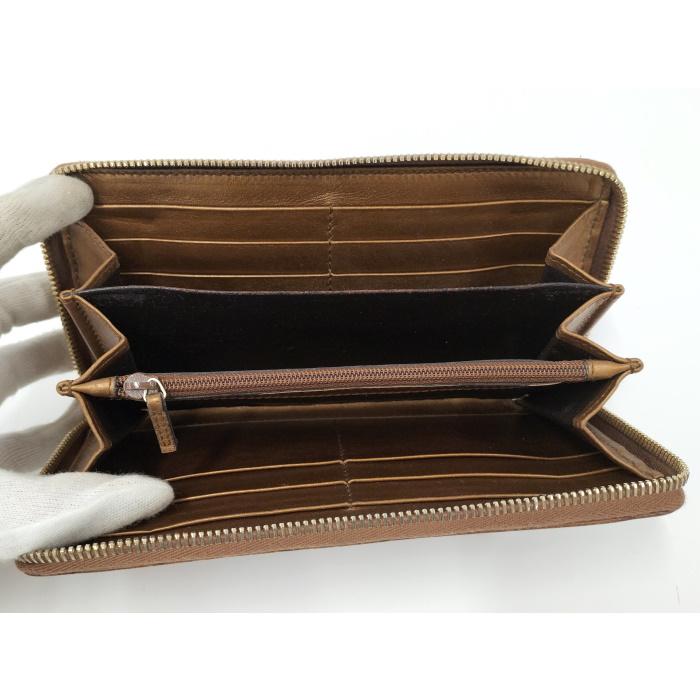 GUCCI（グッチ） ラウンドファスナー長財布 グッチシマ レザー