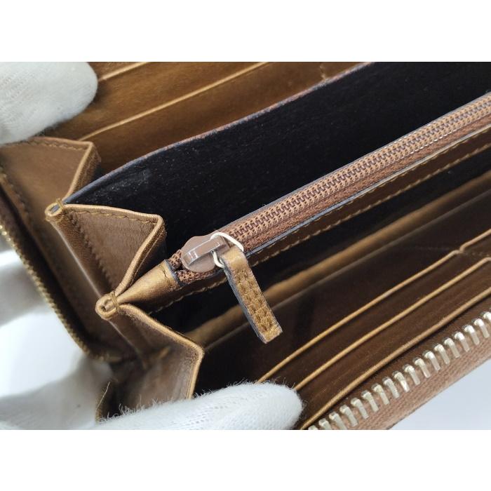 GUCCI（グッチ） ラウンドファスナー長財布 グッチシマ レザー