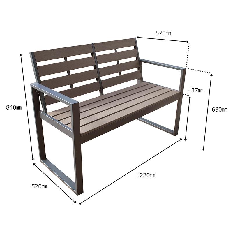 JJ PROHOME ガーデンファニチャー ガーデンベンチ ガーデンチェア 人工