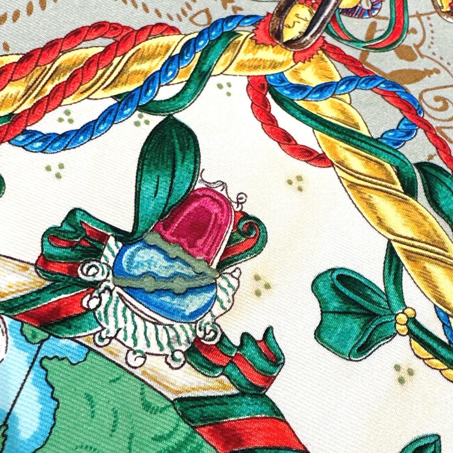 GUCCI（グッチ） スカーフ シルク ブルー バンダナ シルク100％ : JP