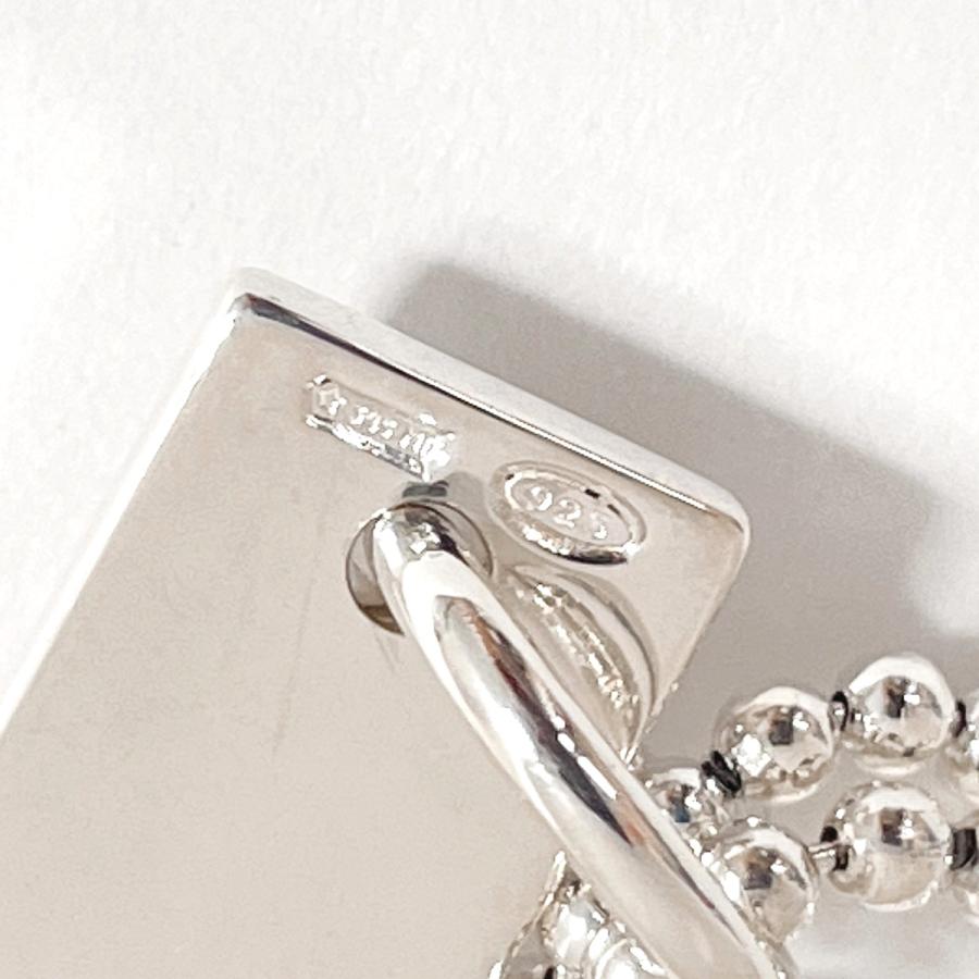 GUCCI（グッチ） ネックレス プレート ダブルボールチェーン シルバー