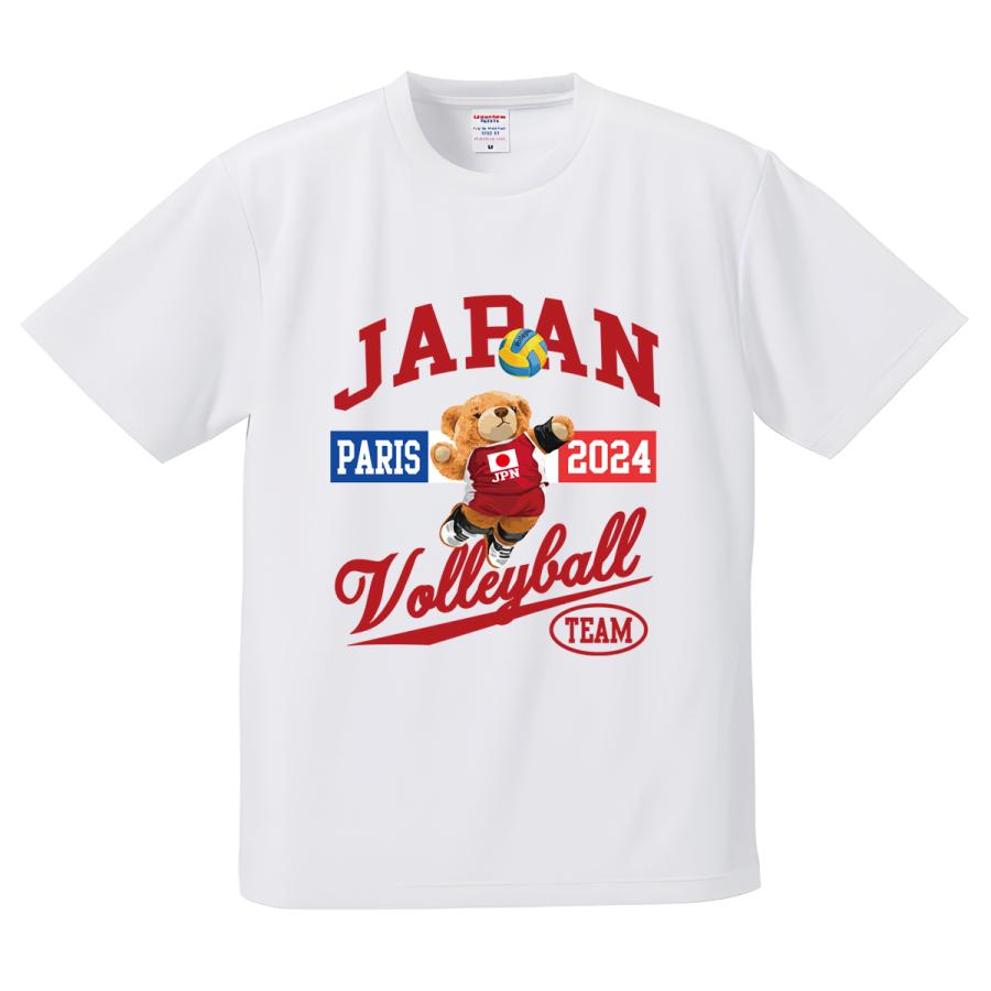 バレーボール 応援 Tシャツ 名入れ対応 龍神ニッポン 速乾ドライ