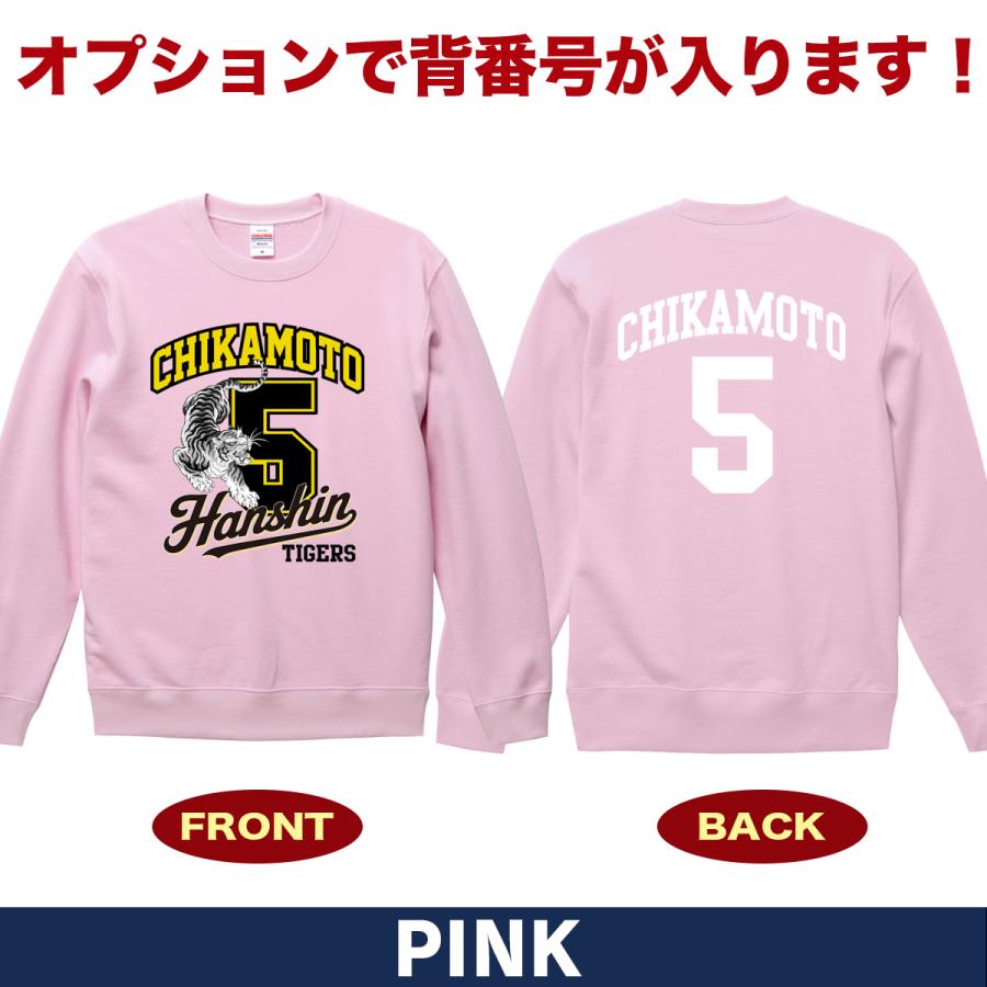 阪神タイガース グッズ トレーナー 応援 近本光司 ユニフォーム風 優勝