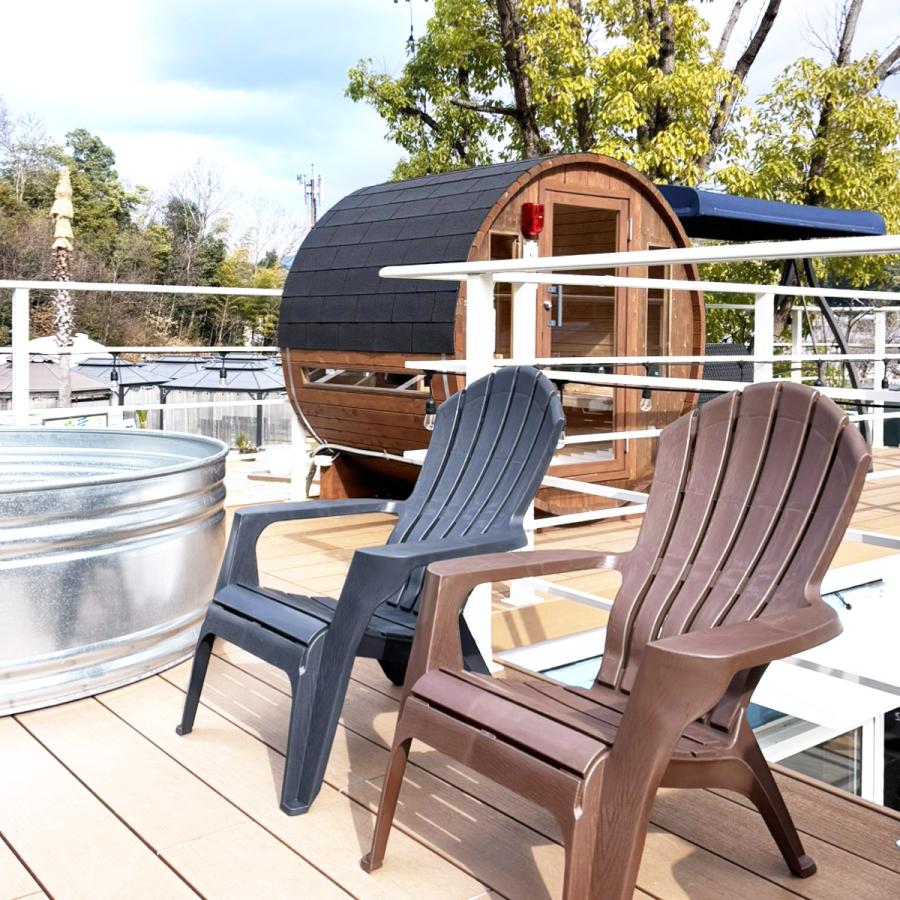 ガーデンチェア 露天風呂 サウナ 「 アディロンダック チェア