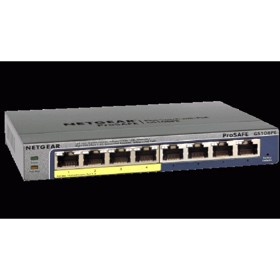 NETGEAR（ネットギア） NETGEAR GS108PE-300JPS スイッチングハブ HUB