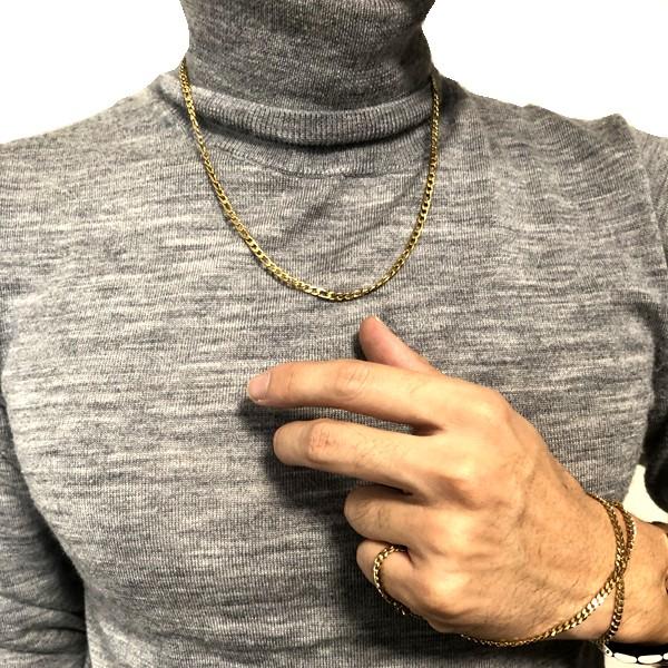 ハワイアンジュエリー チェーン 喜平 ネックレス K14 イエローゴールド