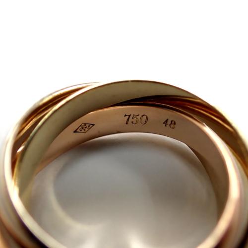 Cartier（カルティエ） 750 トリニティリング 48 : SecretBase河原宝飾