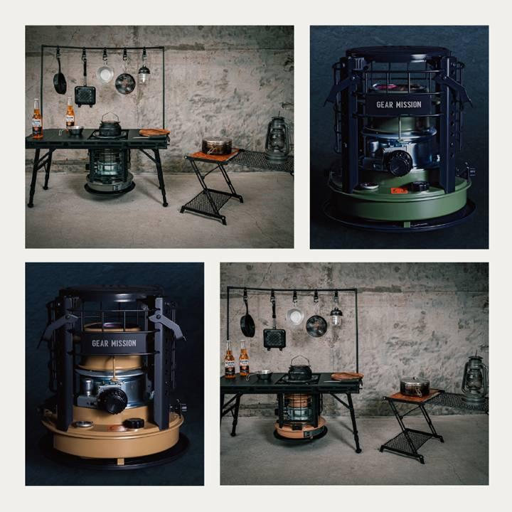 トヨトミ 煮炊き暖房用石油こんろ K3-GM1(G) COOLONG STOVE GEAR