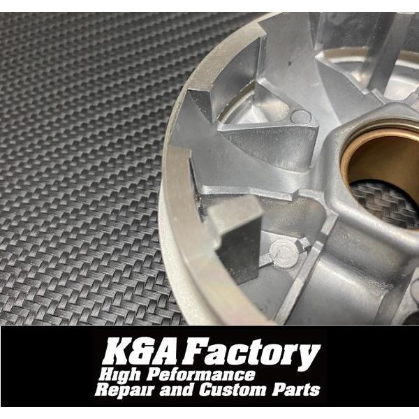 Φ92mmの超大径!! 軽量ワイドフェイスハイスピードプーリー ディオZX