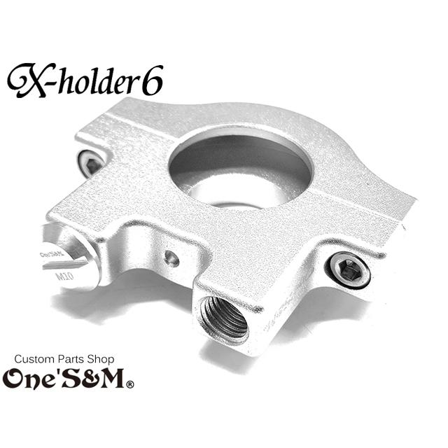 ゆ アウトレット アルミ製 CNCアルミ削り出し エックスホルダー6 X