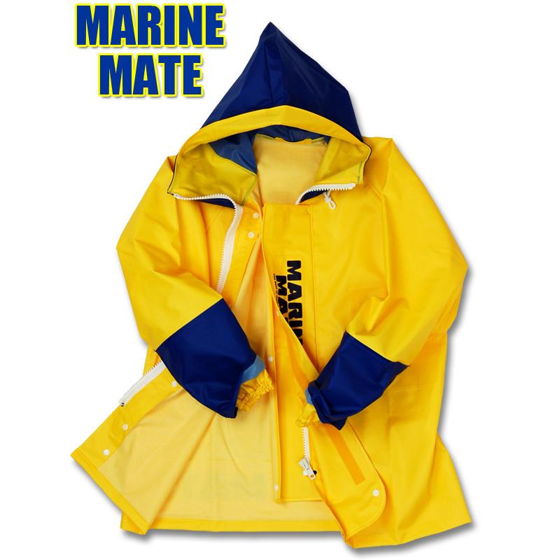 漁師用合羽 漁業カッパ 水産カッパ マリンメイト水産合羽パーカー