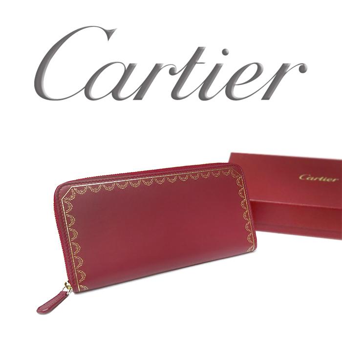 Cartier（カルティエ） 【未使用品 超美品】 ラウンドファスナー長財布