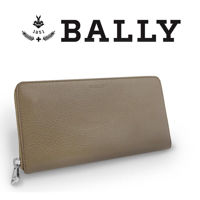 Bally（バリー） 【送料無料 美品】 ラウンドファスナー長財布 レザー