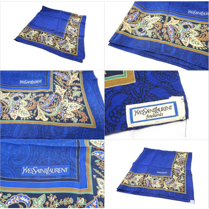 Yves Saint Laurent（イヴ・サンローラン） 中古 良品 スカーフ シルク