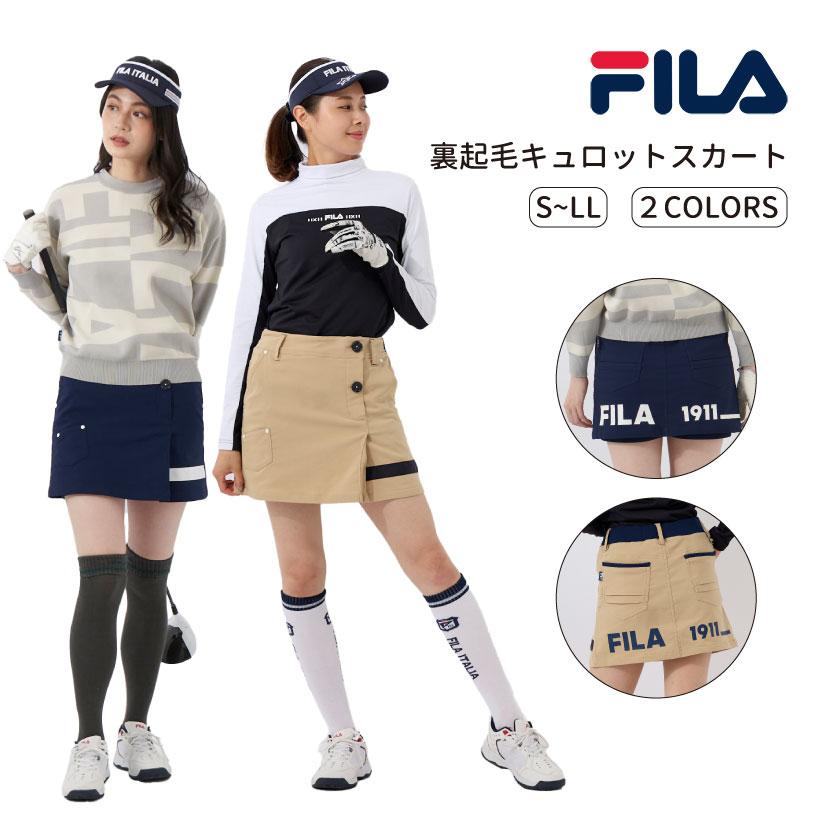 FILA（フィラ） レディース キュロットスカート ストレッチ 裏起毛