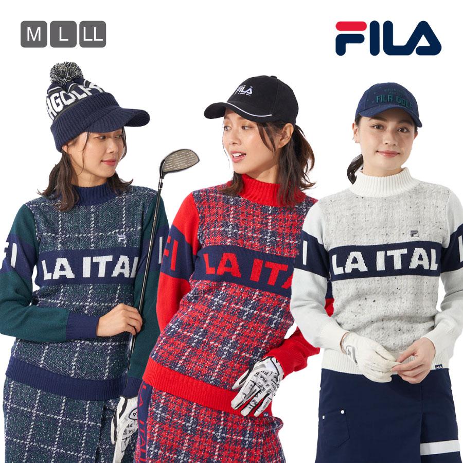 FILA（フィラ） レディース モックネックセーター ハイネック FILA